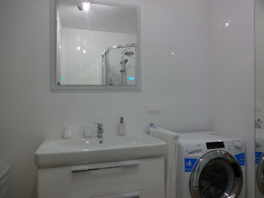 Bajkowa Plaza - Amber Apartment กดัญสก์ ภายนอก รูปภาพ